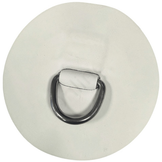 Z69502 - D-ring 25 mm rotondo, materiale NEOPRENE Hypalon bianco