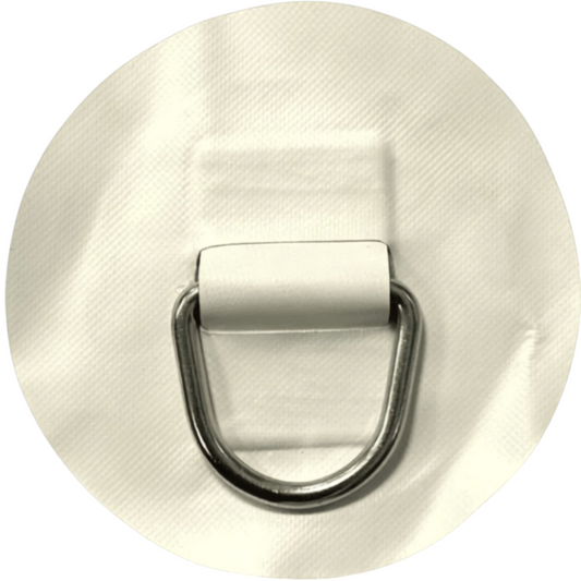 Z69443 - D-ring 53 mm rotondo, materiale PVC bianco - modelli Cadet dal 2015