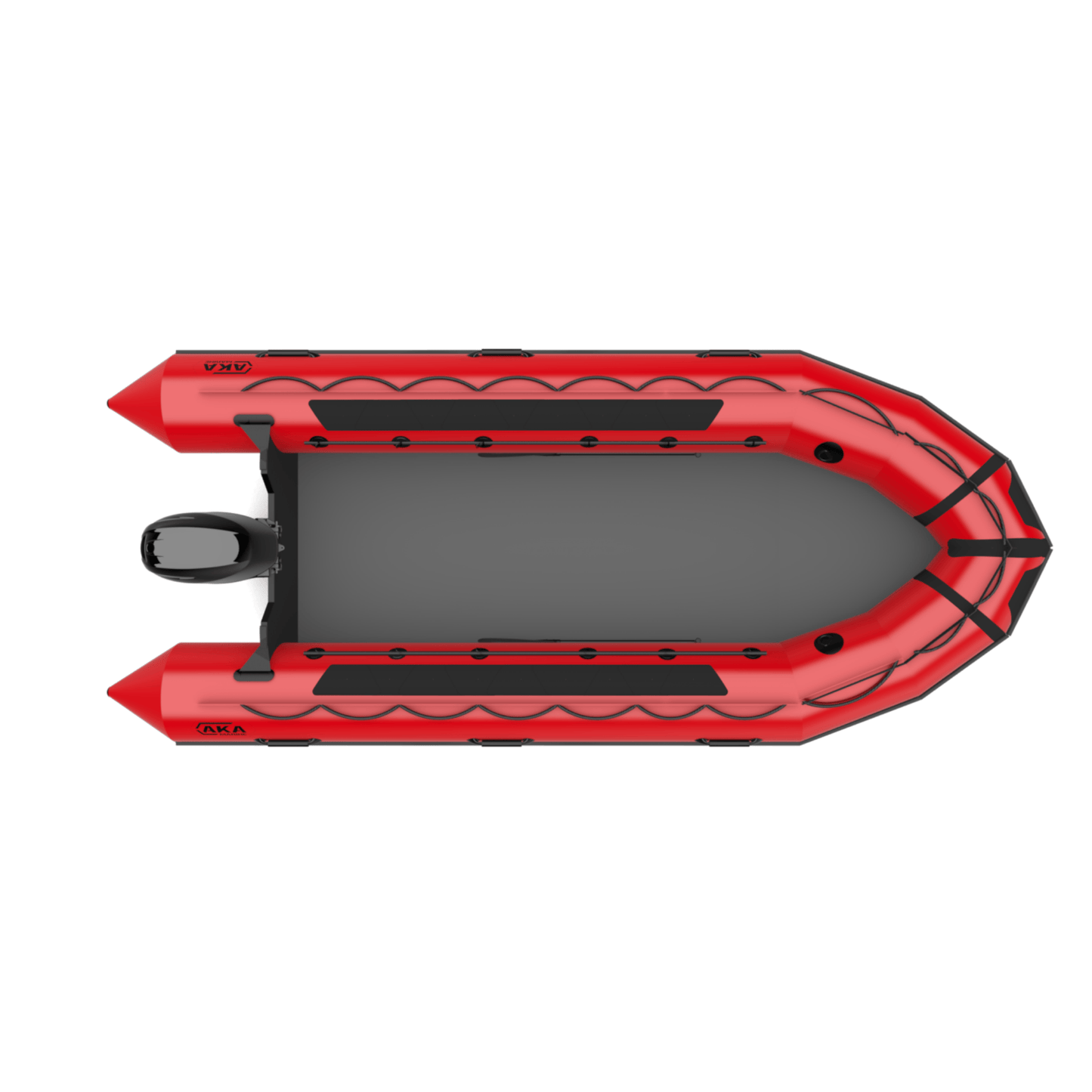 heavy-duty werkboot AKA Marine F53H-C 5,30 m Neopreen Hypalon rood 