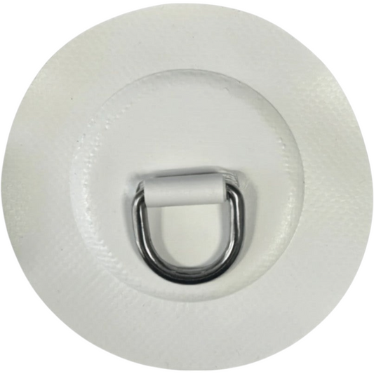 Zodiac Online Shop Z6127  witte PVC D-ring van 25mm met RVS oog voor rubberboten