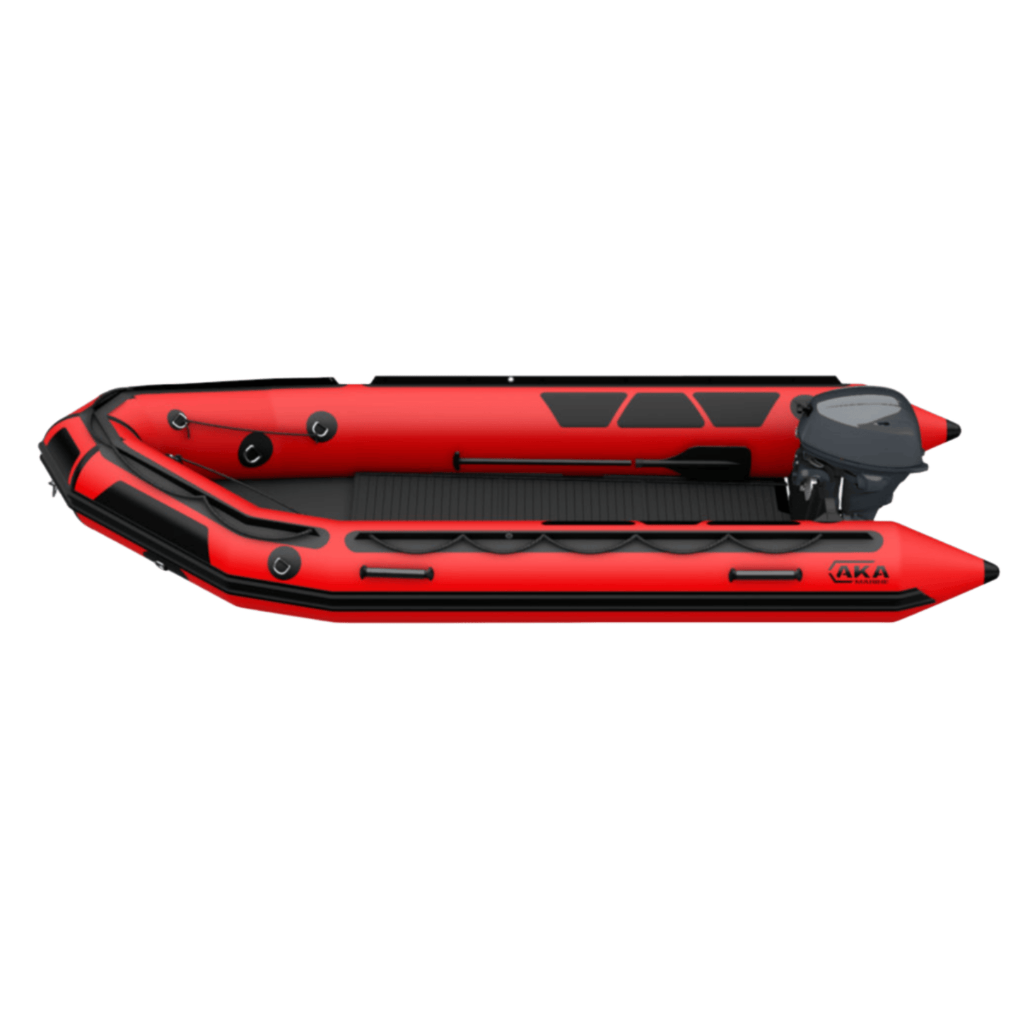 AKA Marine F43H-C 4,30 m Neopreen Hypalon rood heavy-duty werkboot