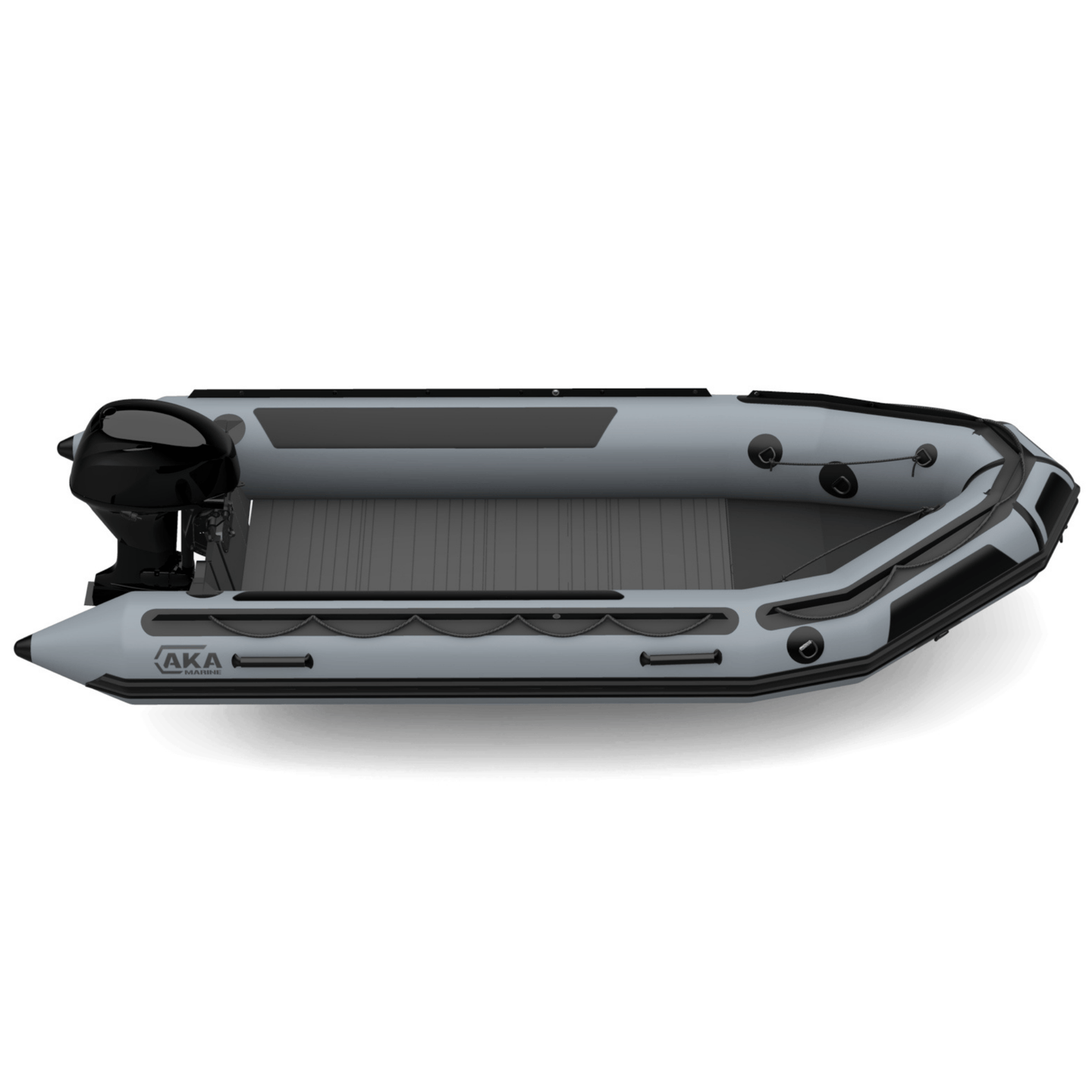 AKA Marine F43H-C 4,30 m Neopreen Hypalon grijs heavy-duty werkboot