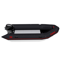 Bombard Commando C4 - rubberboot met aluminium vlonderdelen deelbare houten kiel