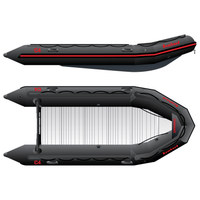 Bombard Commando C4 - rubberboot met aluminium vlonderdelen deelbare houten kiel