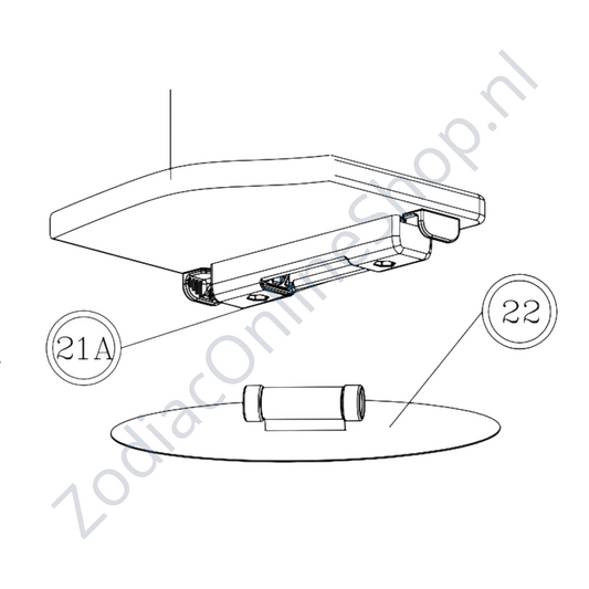 Z60519 - panca 95cm - modelli dal 2005 al 2014 - grigio - Quickfit