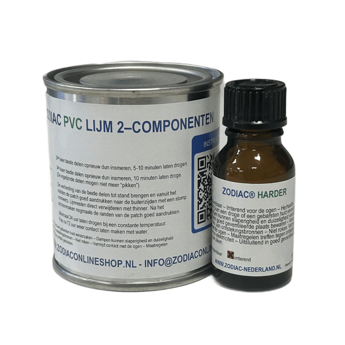 ZODIAC PVC lijm 2-componenten set met harder
