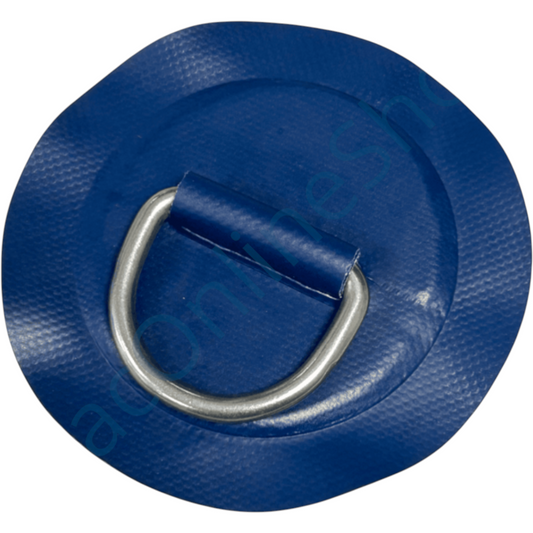 Z2314 - D-ring 53 mm rotondo, materiale PVC blu