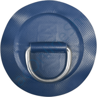 Z2314 - D-ring 53mm Blauw PVC ronde patch
