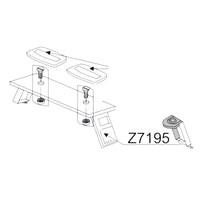 Zodiac Online Shop Z60213 bankbevestigingskit met aluminium steunen en montagetekening voor Zodiac en Bombard rubberboten