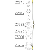 Zodiac Online Shop Z3001 neopreen pakking Z3001 voor opbouwventiel van Zodiac en Bombard rubberboten