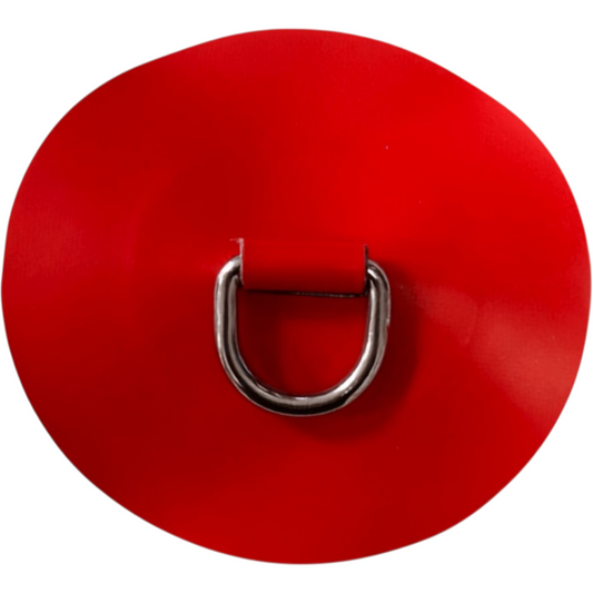 ZU25294 - D-ring 25 mm rotondo, materiale NEOPRENE Hypalon rosso