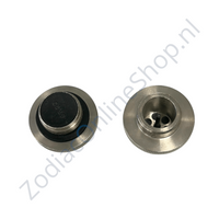 Zodiac Z2107 opzetventiel nickel plated