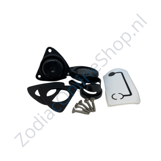 Z60502 - kit autosvuotante completo nero - tipo a scorrimento