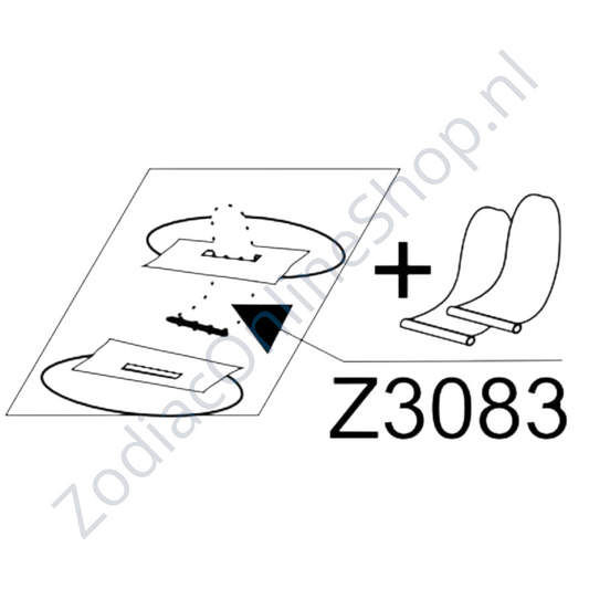 Z3083 - fissaggio panca modelli Cadet precedenti